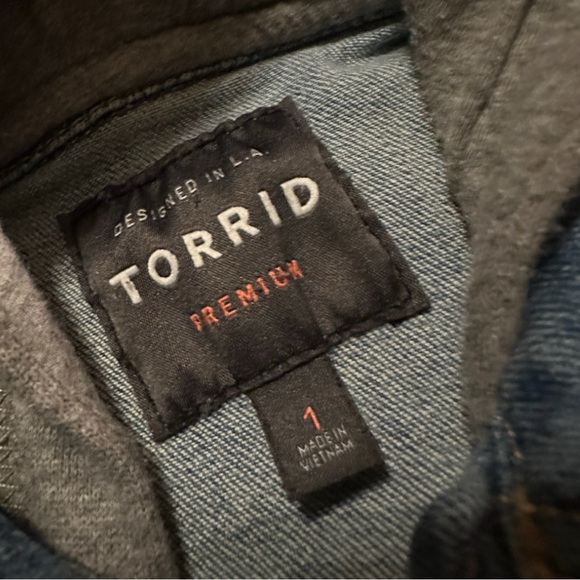 Torrid California Patch Denim Jacket - Picture 2 of 8